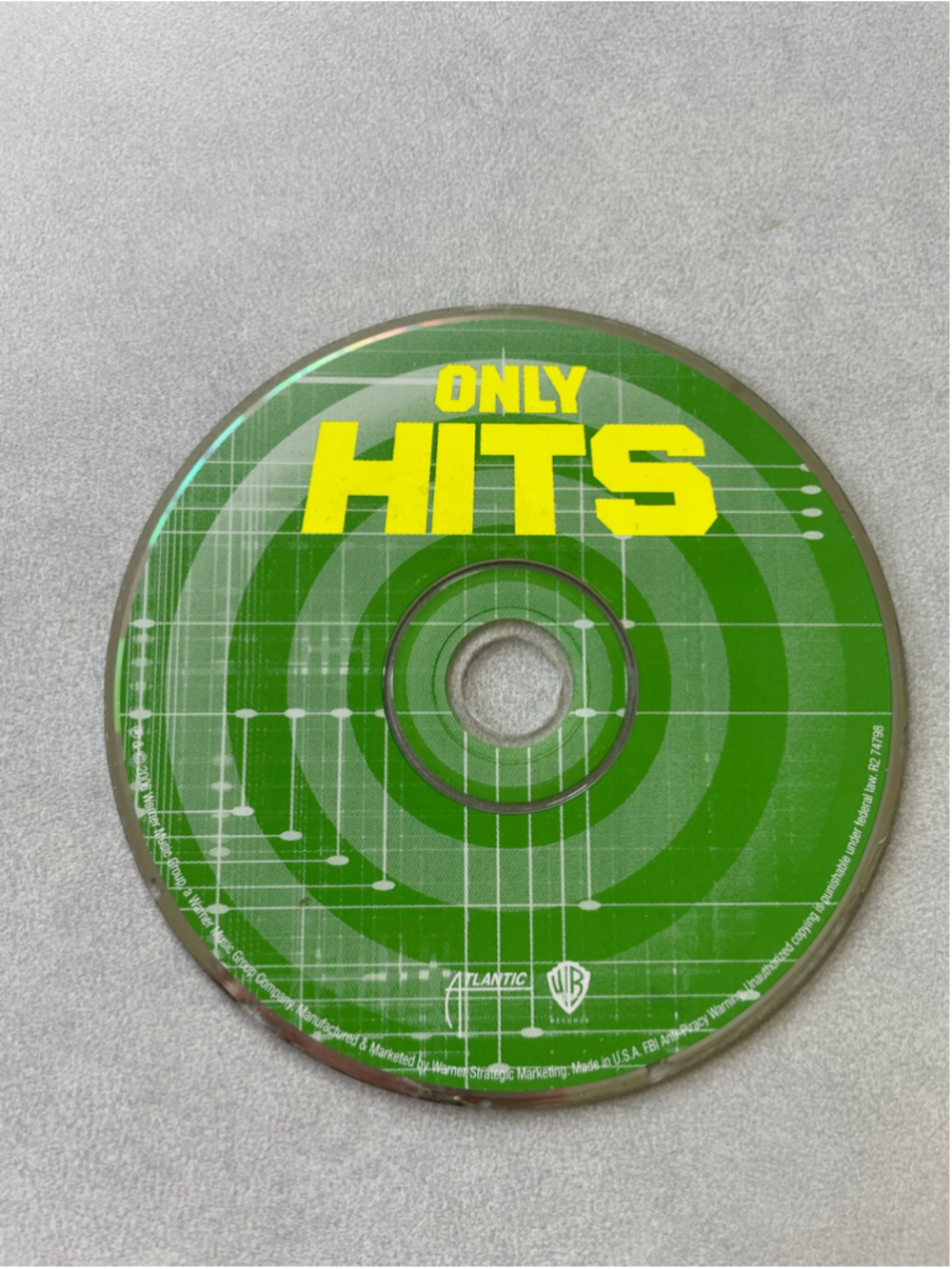 Atlantic Records Only Hits Music CD